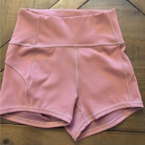 lululemon athletica High-Waisted Mauve Shorts